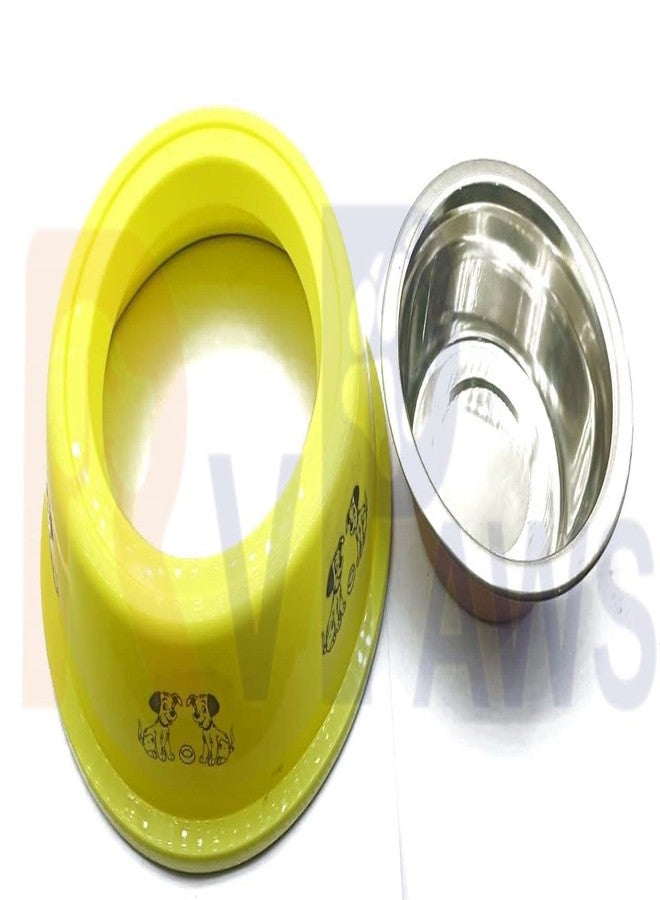 Pups&Pets وعاء طعام وماء مطبوع مضاد للانزلاق من الفولاذ المقاوم للصدأ من Pups&Pets، سعة 800 مل، مناسب للكلاب المتوسطة الحجم والجراء والقطط، ألوان متنوعة - Image 5